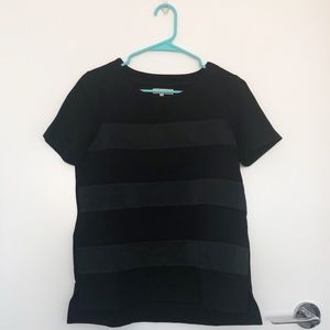 Madewell Satin Stripe Night Out Tee